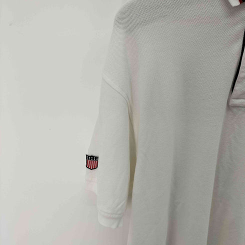 トミーヒルフィガー TOMMY HILFIGER 星条旗デザイン S/Sポロシャツ メンズ JPN:M