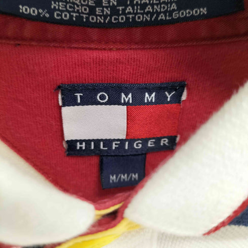 トミーヒルフィガー TOMMY HILFIGER 星条旗デザイン S/Sポロシャツ メンズ JPN:M