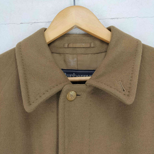 バーバリーズ BURBERRYS ウールカシミヤ 裏地騎士刺繍 ステンカラーコート WOOL&CASHMERE メンズ 165