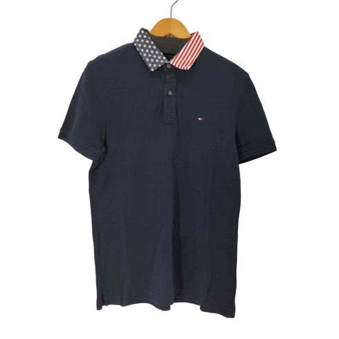 トミーヒルフィガー TOMMY HILFIGER 星条旗襟 S/Sポロシャツ メンズ JPN:M