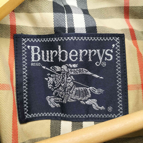 バーバリーズ BURBERRYS 裏地ノヴァチェックステンカラーコート 玉虫 メンズ 170