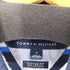 トミーヒルフィガー TOMMY HILFIGER ロゴ刺繍 ボーダーポロシャツ メンズ JPN:M