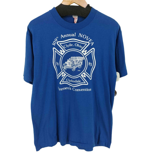 H.Wolf&Sons 80s USA製 シングルステッチ プリント Tシャツ メンズ import:L