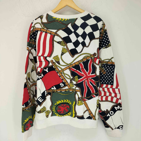 トミージーンズ tommy jeans 90s All Over Print Crew Neck Sweatshirt メンズ JPN:L