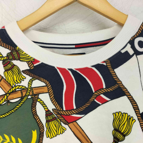 トミージーンズ tommy jeans 90s All Over Print Crew Neck Sweatshirt メンズ JPN:L