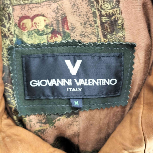 ジャンニヴァレンティノ GIANNI VALENTINO ターキッシュヌバック レザージャケット メンズ import:M