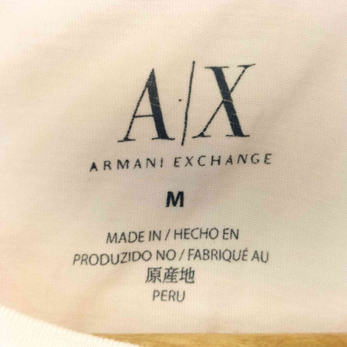 アルマーニエクスチェンジ ARMANI EXCHANGE ラメロゴ クルーネックTシャツ メンズ import:M