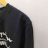 チャンピオン Champion 黒単 復刻 AUTHENTIC AMERICAN メッシュ ロゴ プリント スウェット 裏起毛 袖目付き メンズ import:L