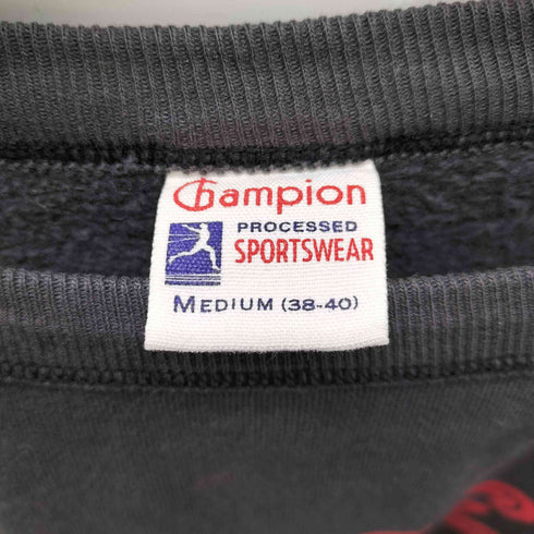 チャンピオン Champion PROCESSED SPORTSWEAR 復刻 小文字ランタグ MICHIGAN ミシガン カレッジ プリント ラグラン スウェット 袖目付き ロングリブ メンズ import:M