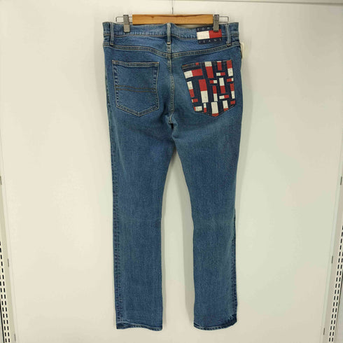 トミージーンズ tommy jeans ポケットデザイン スリムデニムパンツ メンズ US:32-33 32/32