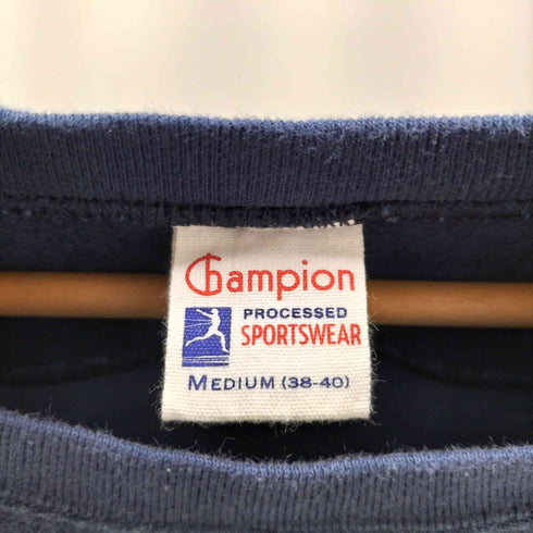 チャンピオン Champion PROCESSED SPORTSWEAR 復刻 小文字ランタグ HUSKIES ハスキーズ ナンバリング 99 ラガーシャツ ロンT 七分袖 袖目付き メンズ import:M
