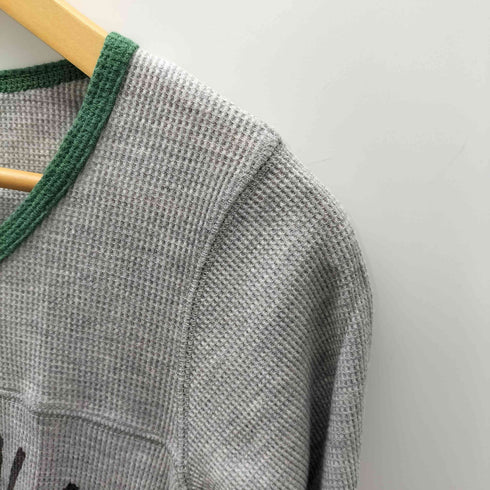 チャンピオン Champion EASTCAROLINA カレッジ プリント ワッフル サーマル カットソー 七分袖 袖目付き レディース import:M