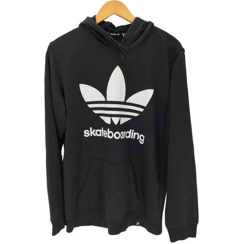 アディダス adidas Skateboarding トレフォイルロゴプリント プルオーバーパーカー メンズ JPN:L