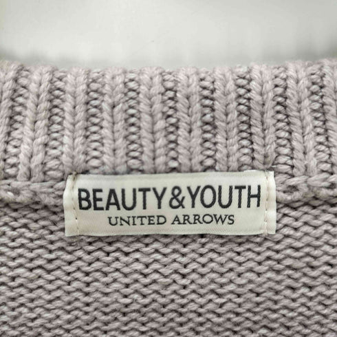ビューティーアンドユースユナイテッドアローズ BEAUTY & YOUTH UNITED ARROWS パネルジャガードクルーネックニット メンズ JPN:XL