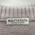 ビューティーアンドユースユナイテッドアローズ BEAUTY & YOUTH UNITED ARROWS パネルジャガードクルーネックニット メンズ JPN:XL