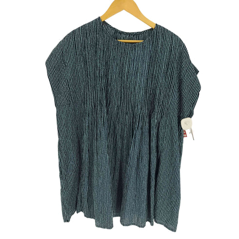 コイビトミサキ koibito misaki 25SS ストライプ柄 胸元 ピンタック チュニック レディース M~L