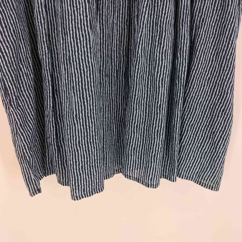 コイビトミサキ koibito misaki 25SS ストライプ柄 胸元 ピンタック チュニック レディース M~L