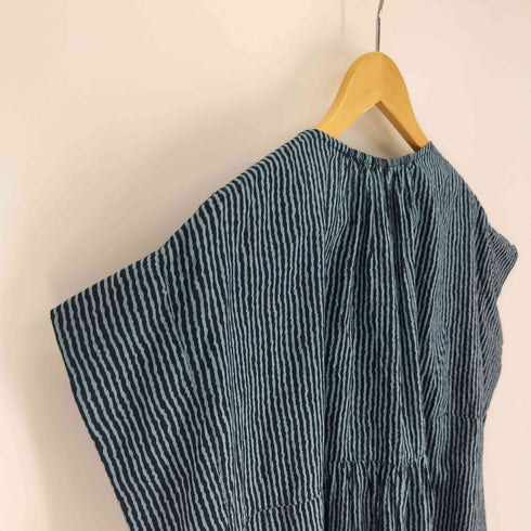 コイビトミサキ koibito misaki 25SS ストライプ柄 胸元 ピンタック チュニック レディース M~L