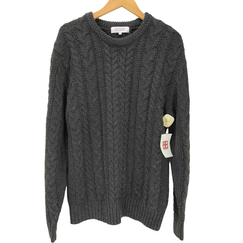 CREATION CUBE クルーネックケーブルニット メンズ JPN:XL