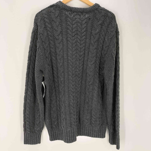 CREATION CUBE クルーネックケーブルニット メンズ JPN:XL