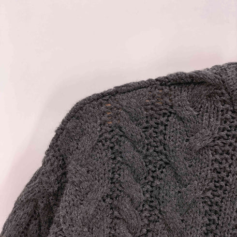 CREATION CUBE クルーネックケーブルニット メンズ JPN:XL