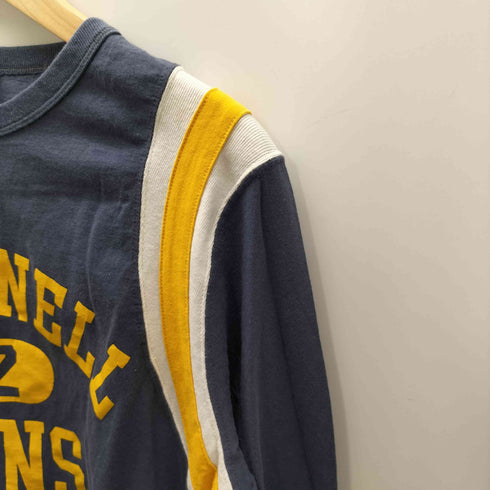 チャンピオン Champion PROCESSED SPORTSWEAR 復刻 小文字ランタグ BUCKNELL バックネル ナンバリング 62 カレッジプリント リブ切替 カットソー ロンT 袖目付き メンズ import:M