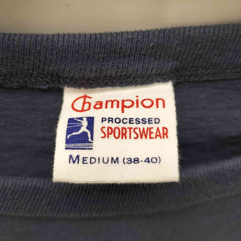 チャンピオン Champion PROCESSED SPORTSWEAR 復刻 小文字ランタグ BUCKNELL バックネル ナンバリング 62 カレッジプリント リブ切替 カットソー ロンT 袖目付き メンズ import:M