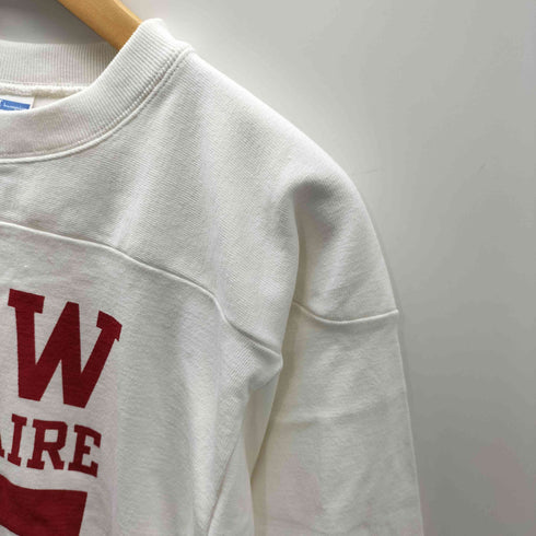 チャンピオン Champion 復刻 バータグ ナンバリング 65 カレッジ プリント ラガーシャツ ロンT 七分丈 袖目付き メンズ import:M