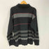ナノユニバース NANO universe Griffin Hartland ストライプニットポロシャツ メンズ JPN:L