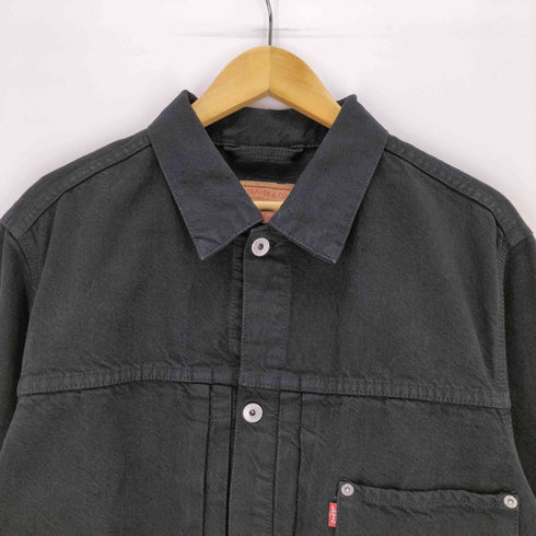 リーバイス Levis 00s 70501 1st EURO ユーロリーバイス ブラックデニムトラッカージャケット メンズ JPN:M
