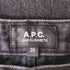 アーペーセー A.P.C. JEAN ELISABETH ブラックバギーデニム メンズ 26