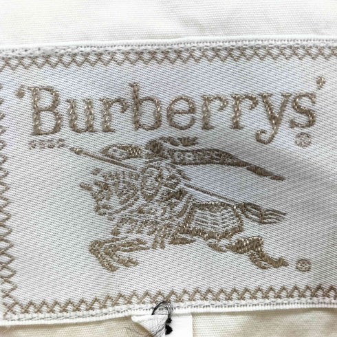バーバリーズ BURBERRYS 白タグ ロゴ刺繍 サファリジャケット メンズ import:S