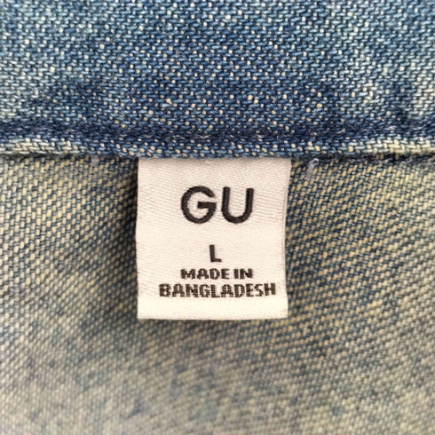 ジーユー GU ウォッシュドシャツ メンズ JPN:L