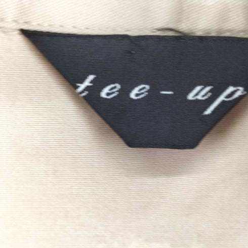 tee-up プリーツ加工 ワンピース レディース