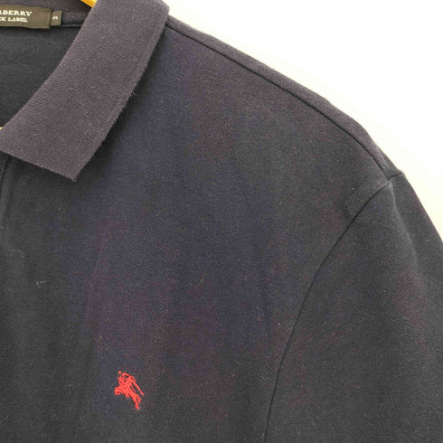 バーバリーブラックレーベル BURBERRY BLACK LABEL ロゴ刺繍 ポロシャツ メンズ 3