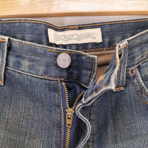 BILL WALL DENIM MADE IN USA フレアデニムパンツ 花 Y2K レディース US:26-27