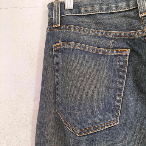 BILL WALL DENIM MADE IN USA フレアデニムパンツ 花 Y2K レディース US:26-27