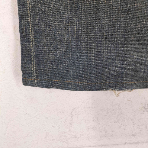 BILL WALL DENIM MADE IN USA フレアデニムパンツ 花 Y2K レディース US:26-27