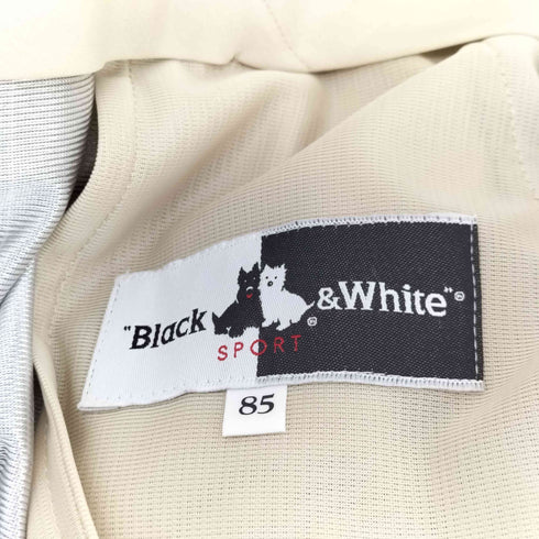 ブラックアンドホワイト BLACK&WHITE 2タックスラックスパンツ メンズ 85