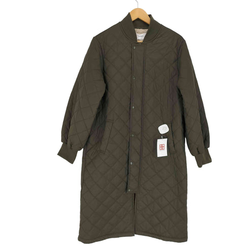 オムネス OMNES 裏ファーキルティング袖ボリュームロングコート レディース JPN:1