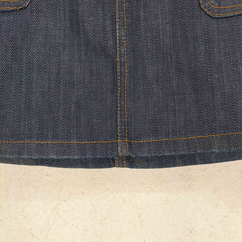 ディーアンドジードルチェアンドガッバーナ D&G DOLCE&GABBANA 00S Y2K ポケットデザインデニムミニスカート レディース 25