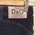 ディーアンドジードルチェアンドガッバーナ D&G DOLCE&GABBANA 00S Y2K カラーステッチデニムペンシルスカート レディース 24/38