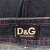 ディーアンドジードルチェアンドガッバーナ D&G DOLCE&GABBANA 00S Y2K カラーステッチデニムペンシルスカート レディース 24/38