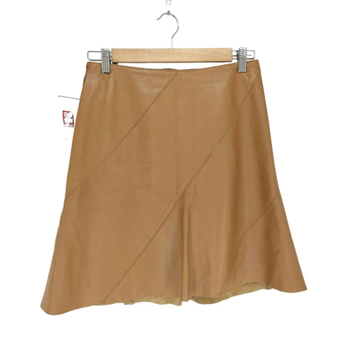 バーバリーブルーレーベル BURBERRY BLUE LABEL レザースカート レディース 38