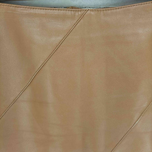 バーバリーブルーレーベル BURBERRY BLUE LABEL レザースカート レディース 38