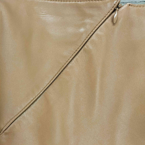 バーバリーブルーレーベル BURBERRY BLUE LABEL レザースカート レディース 38