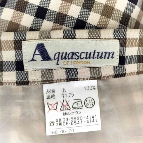アクアスキュータム AQUASCUTUM ガンクラブチェック プリーツスカート レディース 11