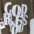 イグザンプル EXAMPLE GOD BLESS YOU 両面プリント クルーネックTシャツ メンズ JPN:L