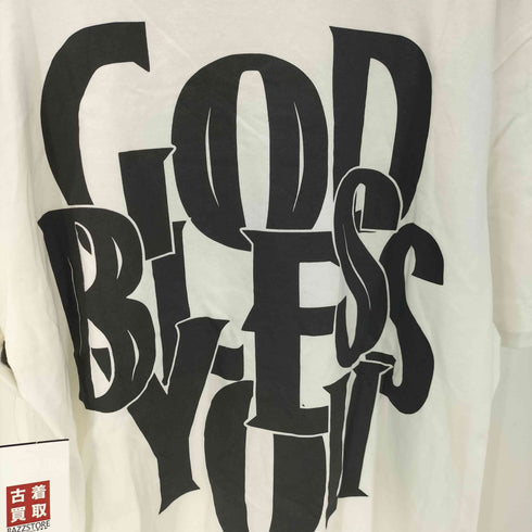 イグザンプル EXAMPLE GOD BLESS YOU 両面プリント クルーネックTシャツ メンズ JPN:XL