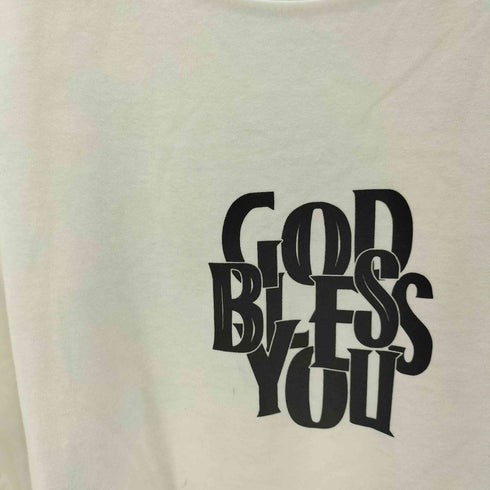 イグザンプル EXAMPLE GOD BLESS YOU 両面プリント クルーネックTシャツ メンズ JPN:XL